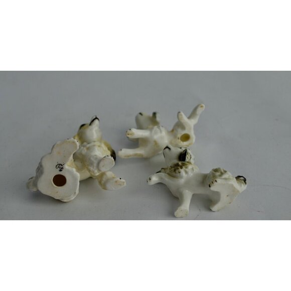 Vintage Porcelain Poodle Dogs Set of 3 - Picture 5 of 5